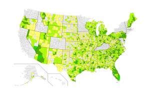 ACA county map